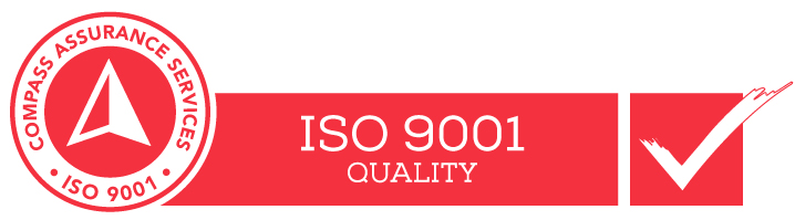 ISO 9001 Quality Management certification badge